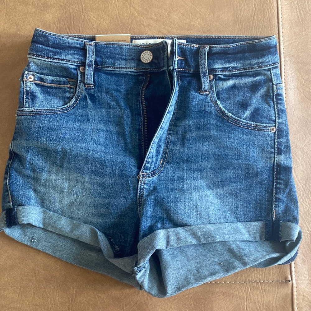 High rise shorts